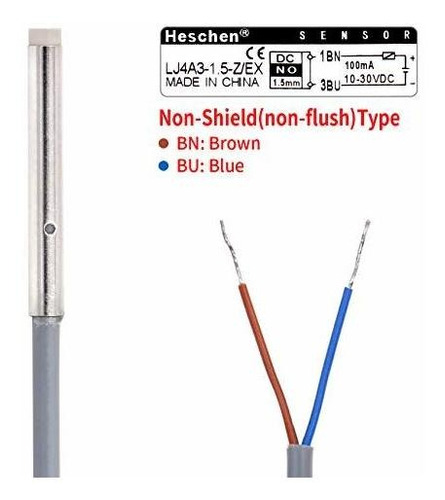 M4 Interruptor Sensor Proximidad Inductivo Tipo No Lj4a3