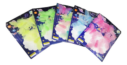 Pack 12 Pegatinas Fluorescente  Brillan Oscuridad Techo 