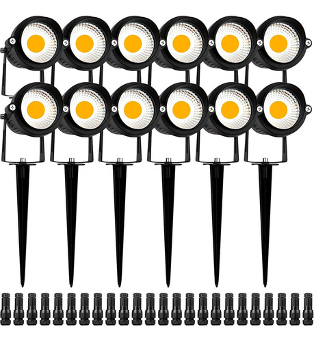 Eaglod Luces Led De Bajo Voltaje De 5 W Con Conectores, 12 V