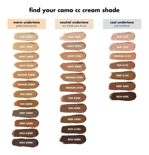 Base de maquillaje en crema E.L.F. Cosmetics Camo Camo CC Cream tono fair 140 w - 30g