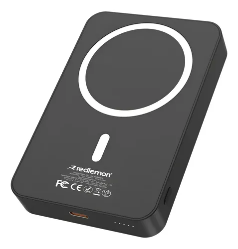 Power Bank Inalambrico Magnetico 10,000 mAh Carga Rapida 15W, Bateria Portatil Externa Compatible con MagSafe Pila Recargable para Celular