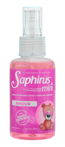 Mini Aromatizador Textil Saphirus Fragancia Amour