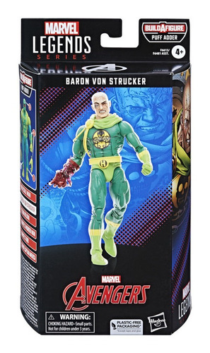 Figura De Acción Marvel Legends Series Baron Von Strucker