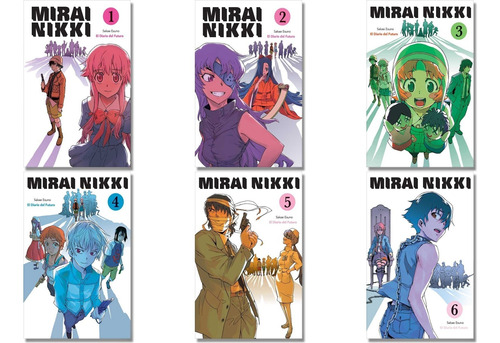 Mirai Nikki Manga Vol. 1-6