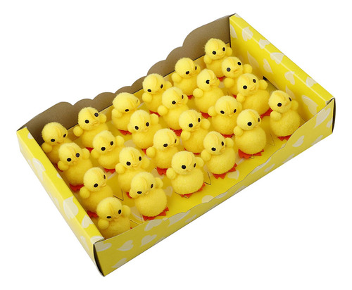 24 Piezas Mini De Pascua Decoración 5cmx3.5cm Decoración