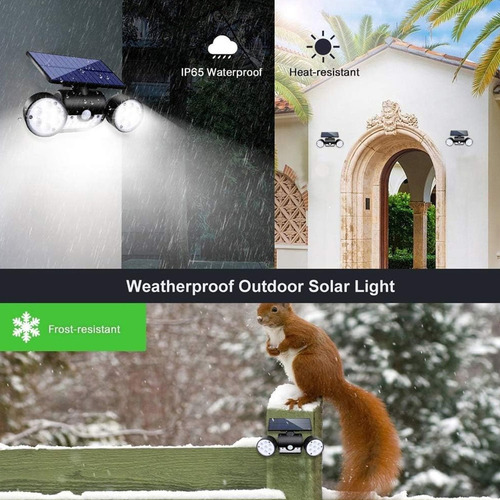 Luces De Pared Solares Con Sensor De Movimiento, Focos Led