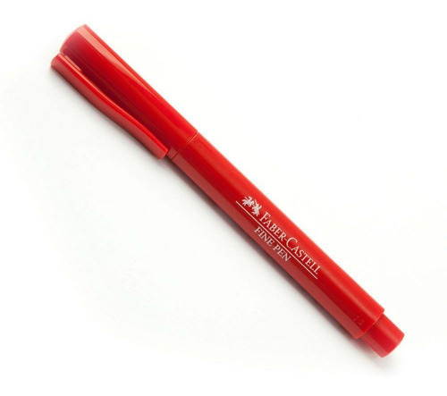 Caneta Boligrafis Fine Pen 0.4 Vermelho Faber Castell