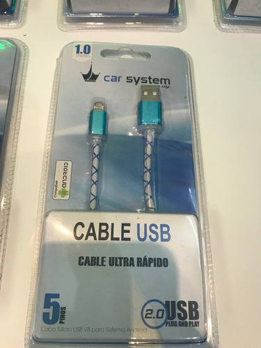 Imagen 6 de 9 de Cable De Carga Usb Para iPhone/ Android Led Luz.