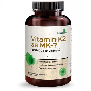 Vitamina K2 Mk7 M7 Menaquinona 100 Mcg Capsulas