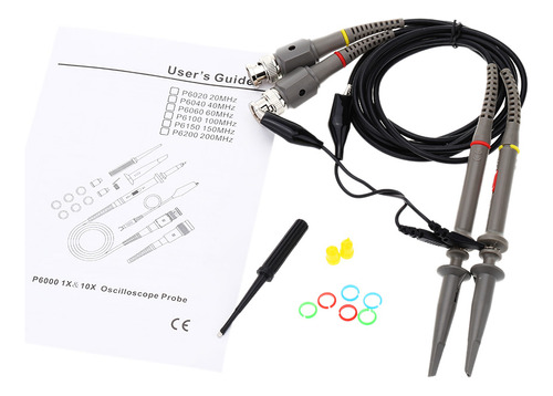 Sonda De Osciloscopio 60 Mhz P6060 X1 Kit Sonda De Oscilosco