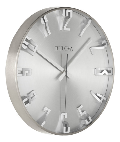 Bulova C Director - Reloj De Pared, Acabado De Peltre Satin.