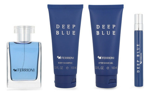Set Ferrioni Deep Blue 4pzs - Caballero