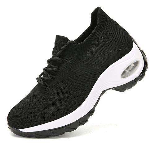 Zapatos Deportivos Transpirables Para Mujer S, Calcetines Te