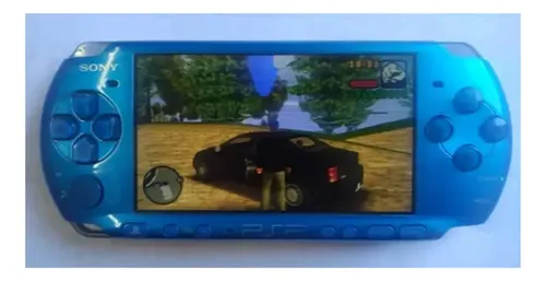Console Sony Psp 3000 Azul Original Japonês + Bateria Nova
