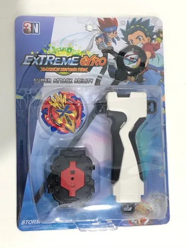 Kit Beyblade Burst Grip+lançador Varios Modelos Disponiveis