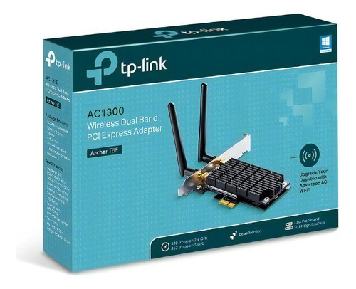 Adaptador Pci Express Wi-fi Ac1300 Archer T6e de doble banda