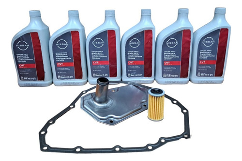 6l Aceite Cvt Ns3 + 2 Filtros + Empaque Cárter Sentra 2019
