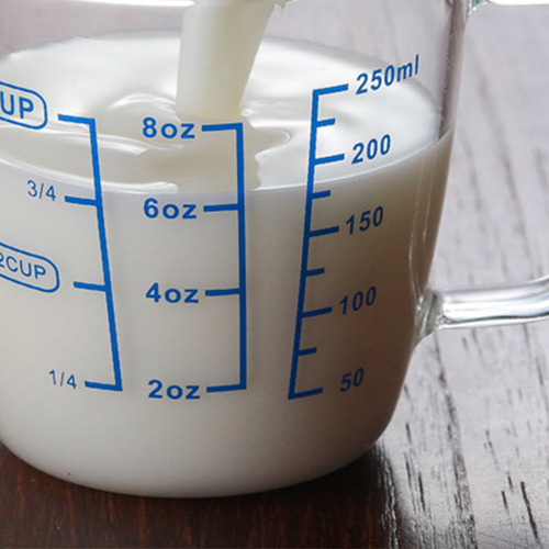 Vaso Medidor De 250 Ml De Vidrio Con Alto Contenido De Boros