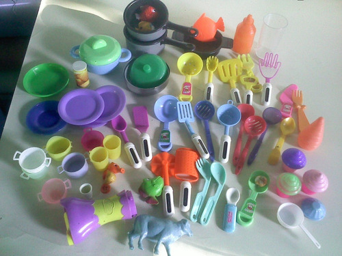 ¡oferta! Juego De Cocina Grande Para Niña De 62 Piezas