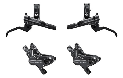 Kit Frenos Hidraulicos Shimano M6120 4 Pistones
