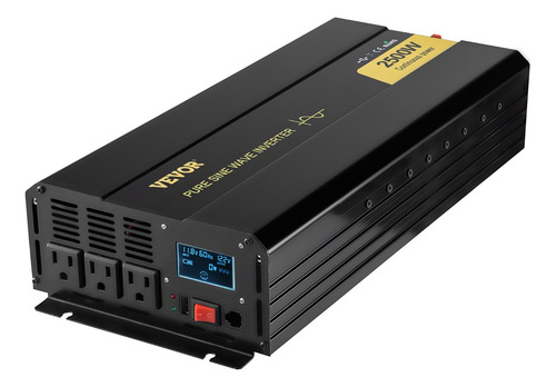 Inversor De Corriente Onda Sinusoidal Pura 2500w Lcd