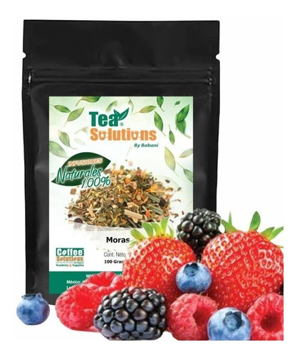 Tisana Frutal Sabor Moras, Tea Solutions 100gr