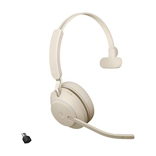 Auriculares Inalámbricos Jabra Evolve2 65 Mono Beige