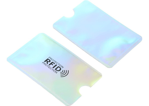 Funda Protector De Tarjetas Debito-crédito Rfid X 4pcs 