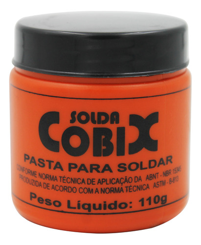 Pasta De Solda Cobix 110g - Metálica - Amarelada