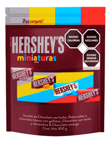 Hersheys Miniaturas Granel 850g