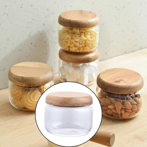 Frascos De Almacenamiento De Vidrio Pequeños Con Tapas De