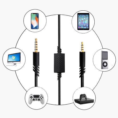 Para Logitech Astro A10 A40 Auriculares Juegos  Cable Audio