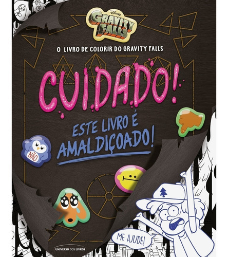 Livro Livro De Colorir Do Gravity Falls, O