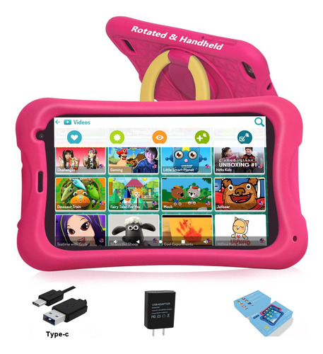 Nobklen Kids Tablet Tablet De 7 Pulgadas: 2 Gb De Ram Y 32 G