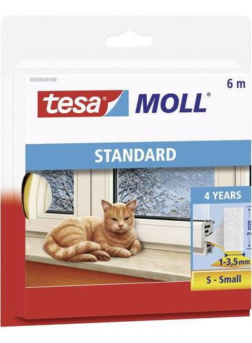 Cinta De Espuma Tesa Moll Blanco 9mmx 6mts