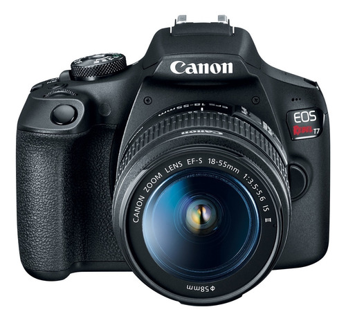 Canon EOS Rebel T7 DSLR color negro