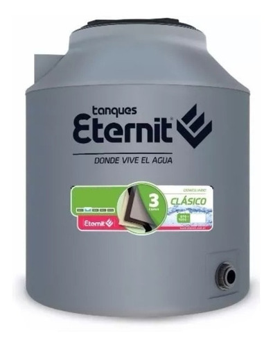 Tanque De Agua Vertical Clásico Eternit Tricapa 500l