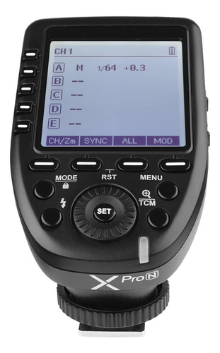 Disparador Flash Xpro-n 2.4g E-ttl Ii Lcd