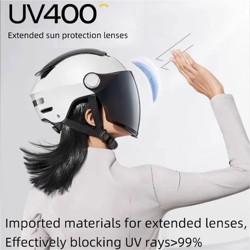 Casco De Motocicleta Abierto Unisex | Transpirable Y Anti-uv