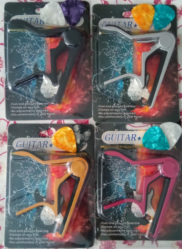 Imagen 2 de 6 de Capotraste Para Guitarras
