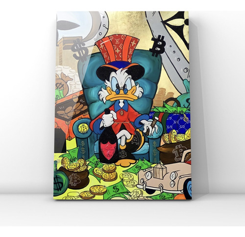 Cuadro Canvas Monopoly Pato Donald/decoracion 90x60