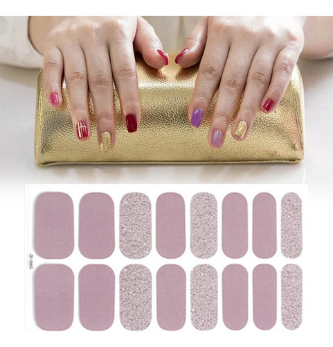 . 16 Tiras De Gel For Uñas, Tiras De Esmalte En Gel Para