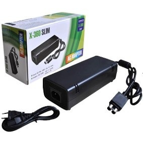 Fonte Xbox 360 Slim Com Cabo Energia 110v 220v 135w 