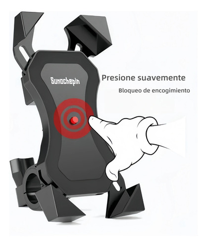 Base Soporte Celular Bicicleta Moto Universal Metalico