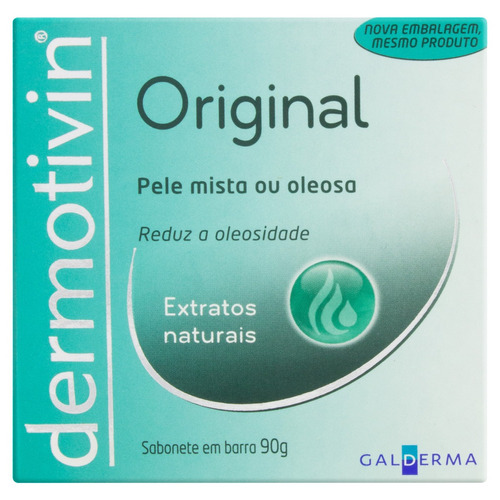 Sabonete Barra Dermotivin Original Caixa 90g