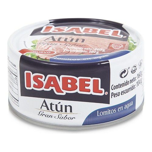 Atun Isabel Lomos En Agua 142 G - g a $55