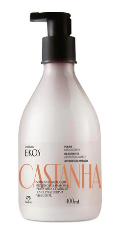 Imagem 1 de 2 de Polpa Desodorante Hidratante Corporal Castanha Ekos 400ml