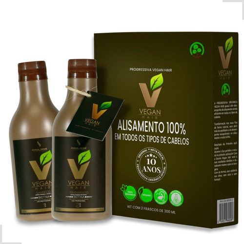 Progressiva Orgânica Compatível Com Henê 2x300ml