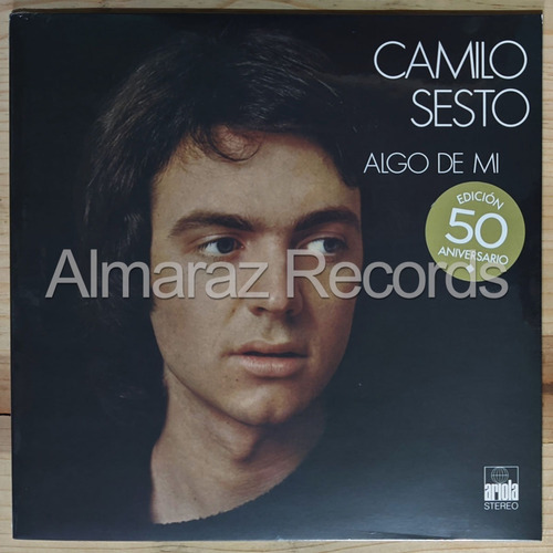 Camilo Sesto Algo De Mi 50 Aniversario Vinyl Lp [amarillo