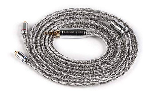 Audífonos Cable De Auriculares De Cobre Chapado En Plata